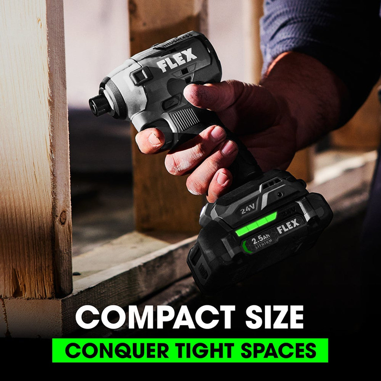 FLEX FL-FXM401-2A 24V 4-Tool Combo 2x 2.5Ah Kit