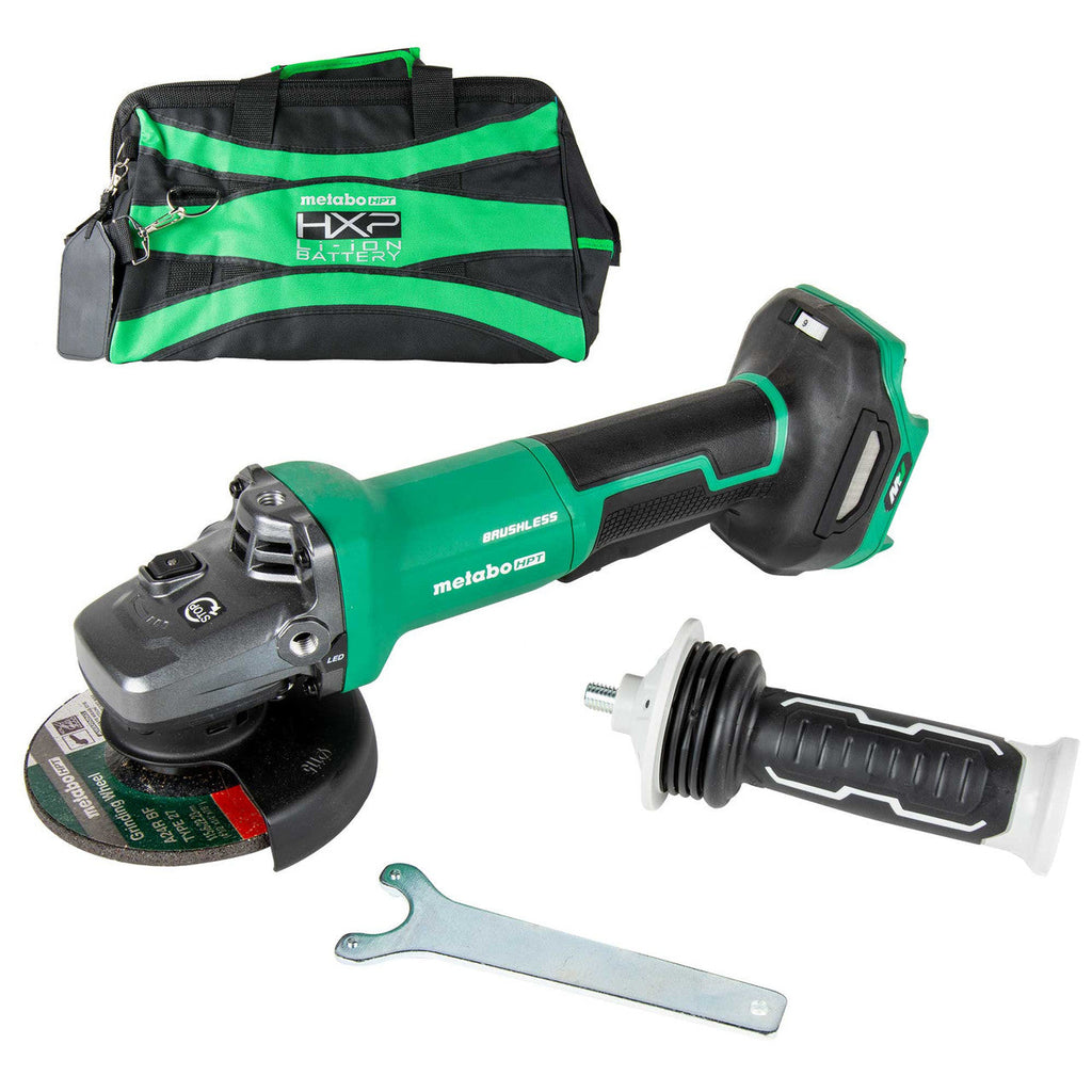 Metabo-HPT HPT-G3612DVFQ6M 36V MultiVolt 4-1/2in Variable Speed Paddle Switch Angle Grinder (Bare Tool)