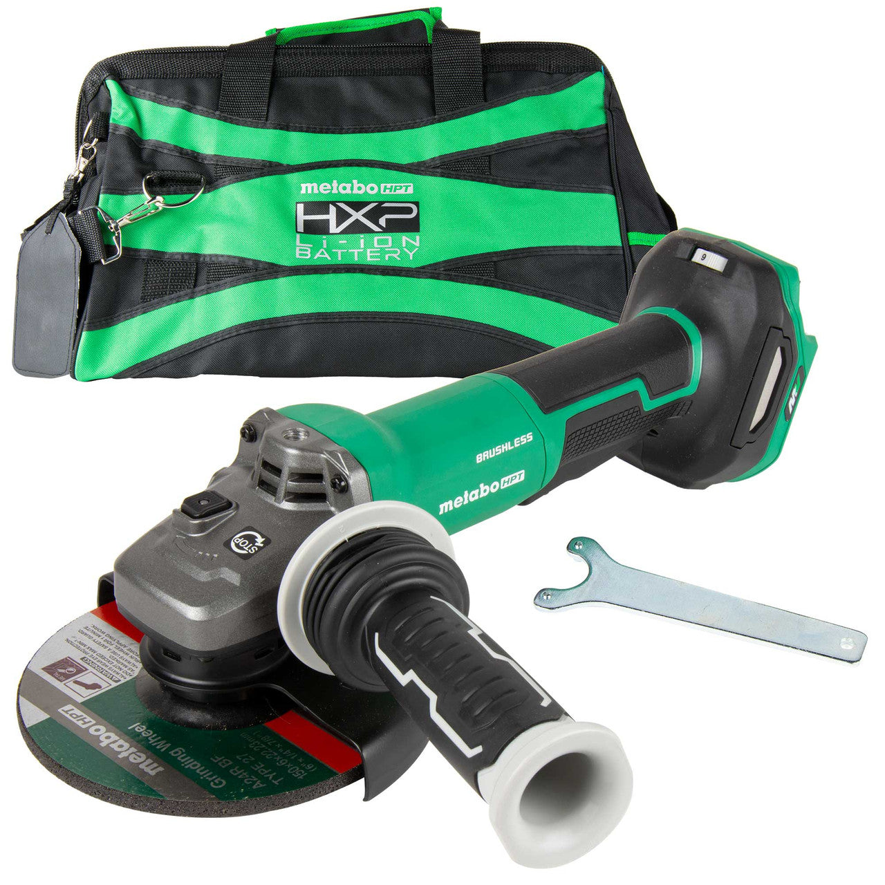Metabo-HTP HPT-G3615DVFQ6M 36V MultiVolt 6in Variable Speed Paddle Switch Angle Grinder (Bare Tool)