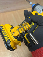 StealthMounts SM-BH-DW-4590-YLW 45° & 90° Magnetic Bit Holder for Dewalt XR & Flexvolt Tools Yellow 2-Pack
