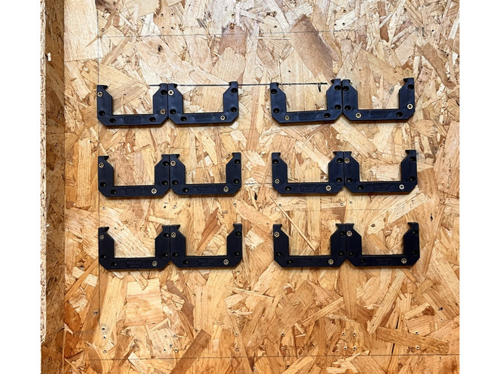 StealthMounts SM-OM-LOCL-BLK-6 Cleat 'n' Feet Mounting Cleats V2 Milwaukee Packout 6Pk