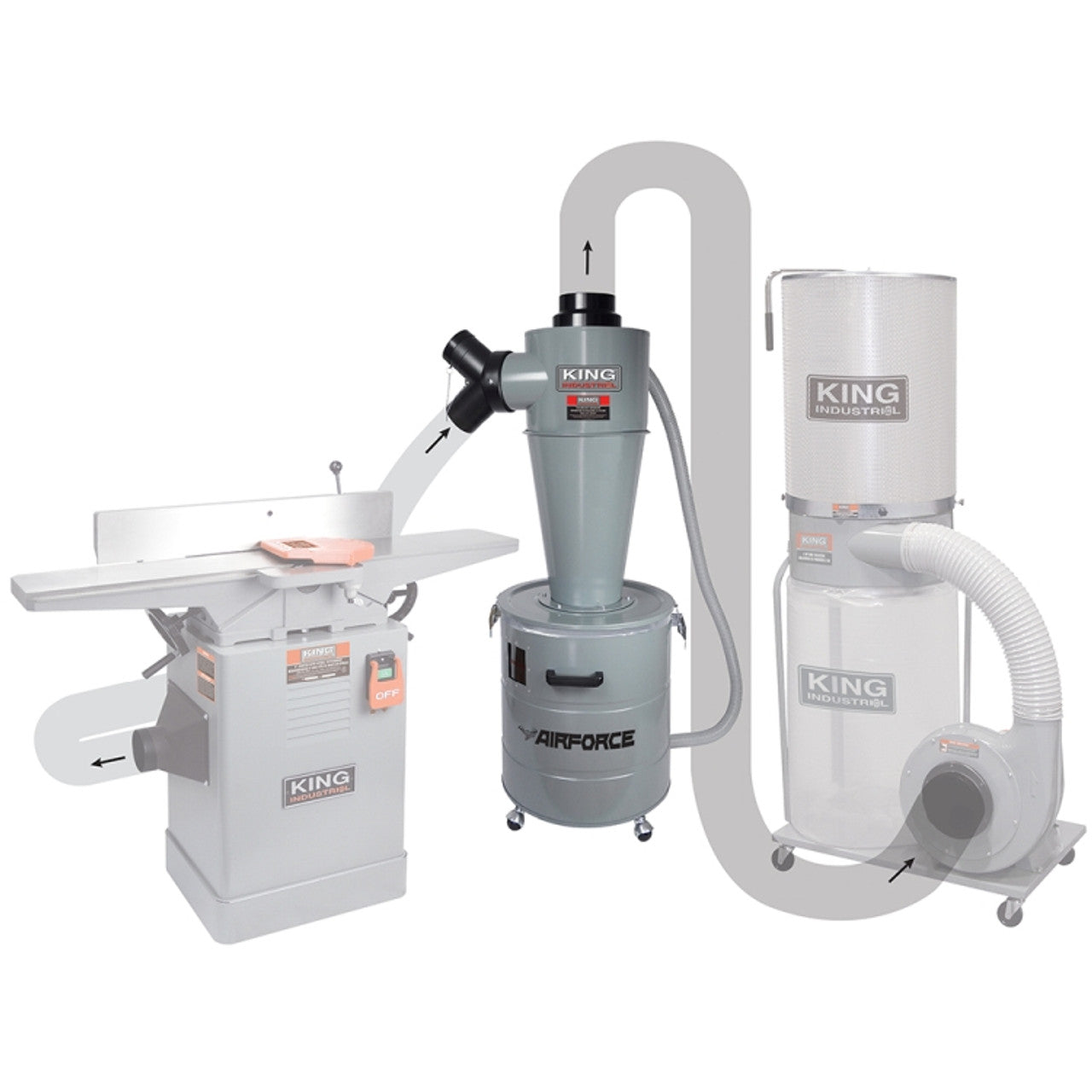King Canada KING-KC-2940S Cyclone Separator
