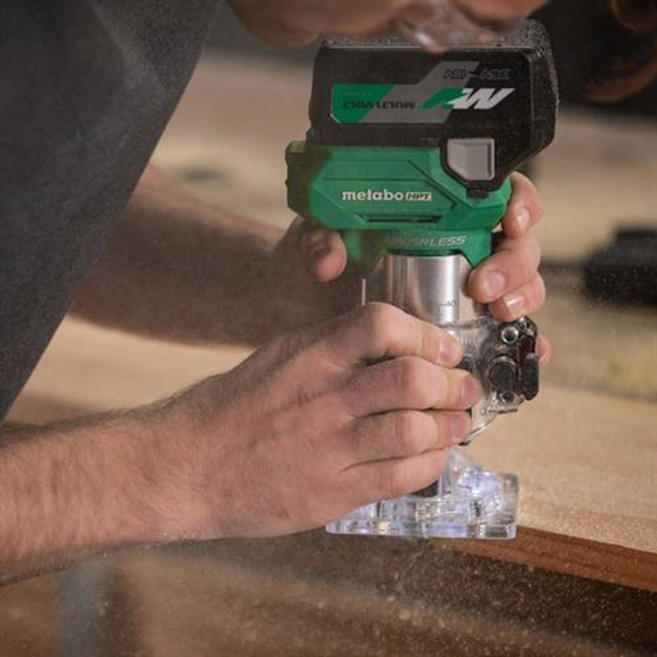 Metabo-HPT HPT-M1808DAQ4M 18V Cordless Trim Router Bare Tool