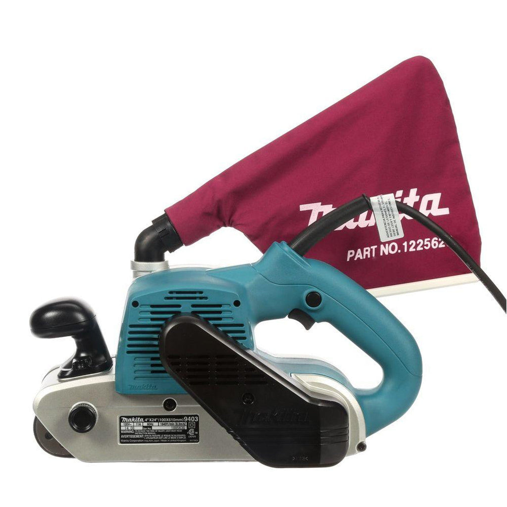 Makita MAK-9403 11 Amp 4in x 24in Corded Belt Sander and Dust Bag