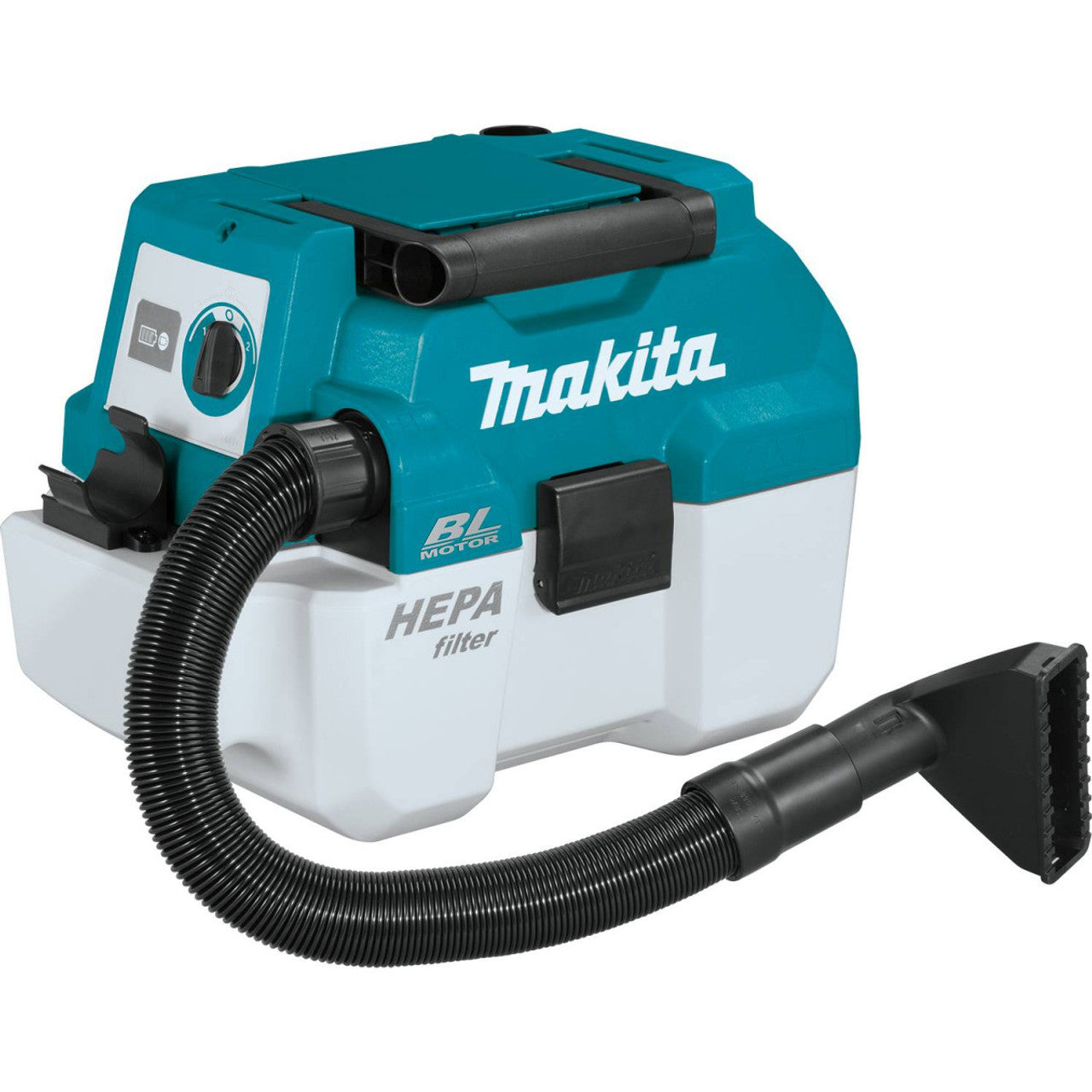 Makita MAK-DVC750LZ 18V LXT 2-Gallon HEPA Wet / Dry Dust Extractor Vacuum - Bare Tool