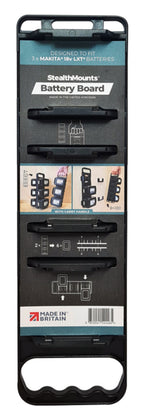 StealthMounts SM-BD-MK-18-H-1 Battery Board with Handle Makita 18v LXT