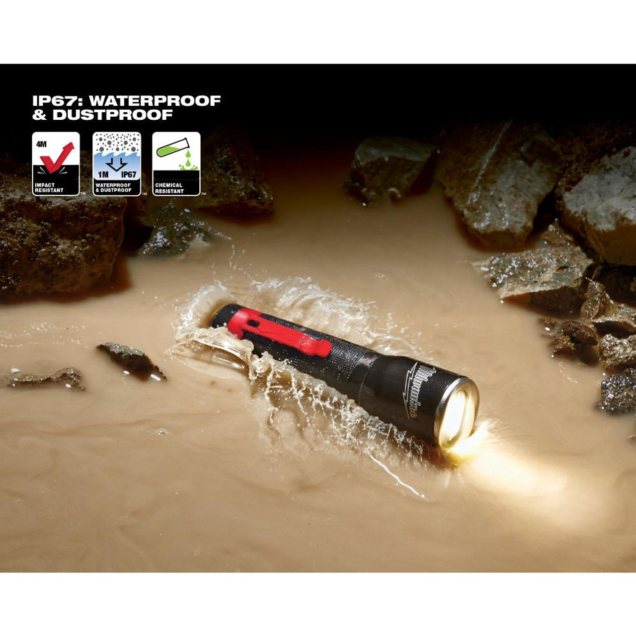Milwaukee MIL-2107 325-Lumen Focusing Flashlight