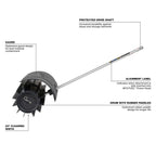 Milwaukee MIL-49-16-2740 Quik-Lok Rubber Broom Attachment
