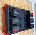 StealthMounts SM-BD-MW18-HF-1 Battery Board with Handle and Feet for Milwaukee M18