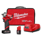 Milwaukee MIL-2555-22 M12 FUEL Stubby 1/2in Impact Wrench Kit
