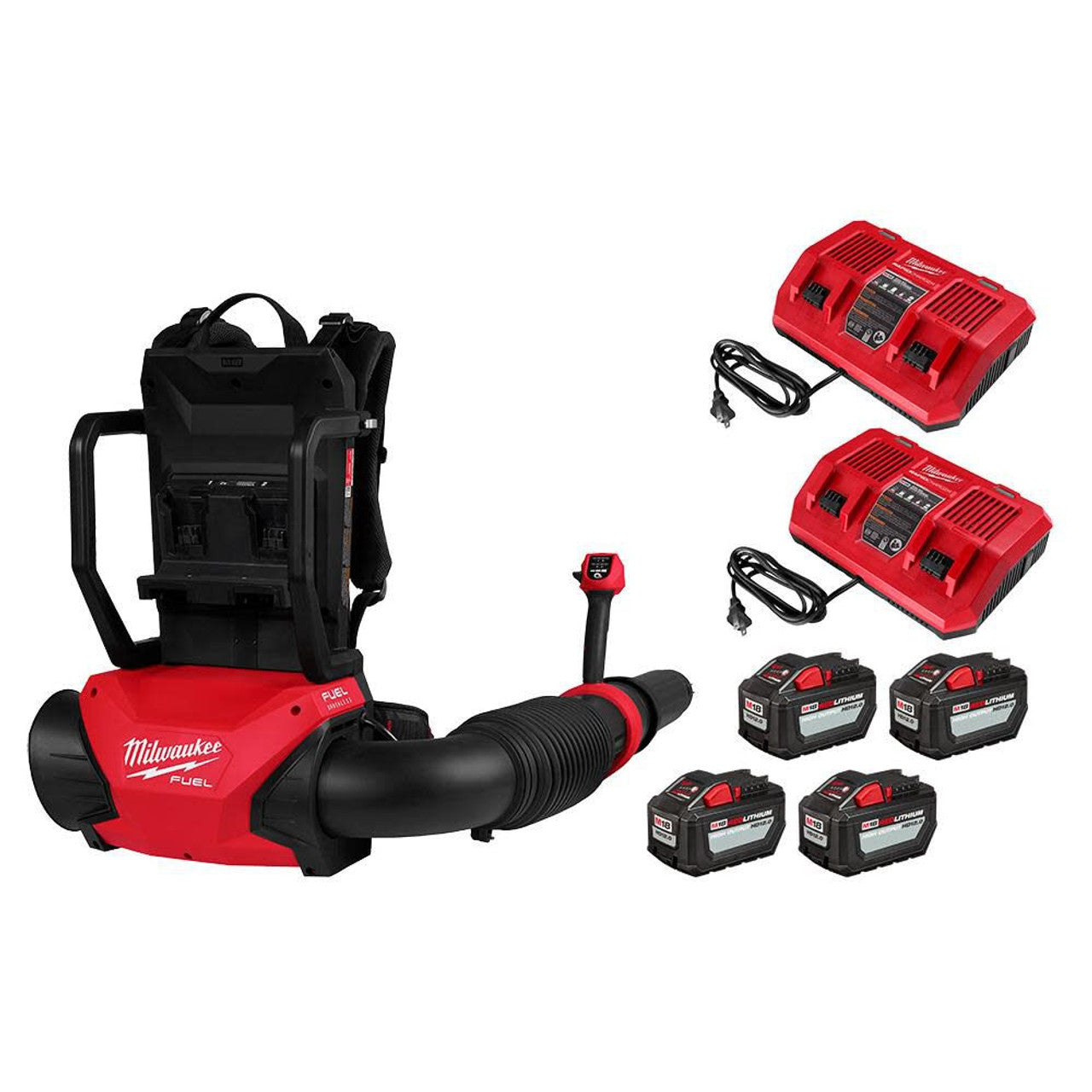 Milwaukee MIL-3009-24HD M18 Fuel Dual Battery Backpack Blower Kit