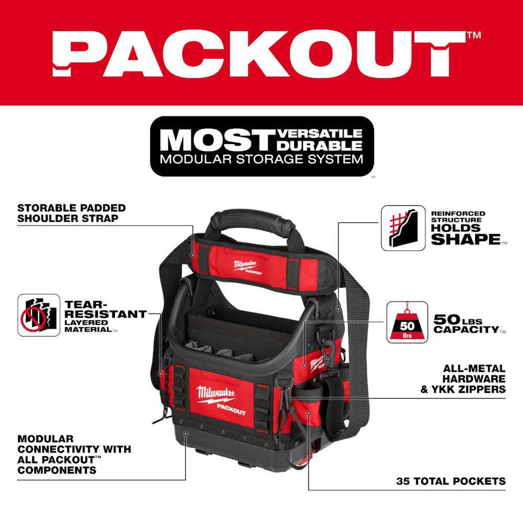 Milwaukee MIL-48-22-8311 PACKOUT 10in Structured Tote