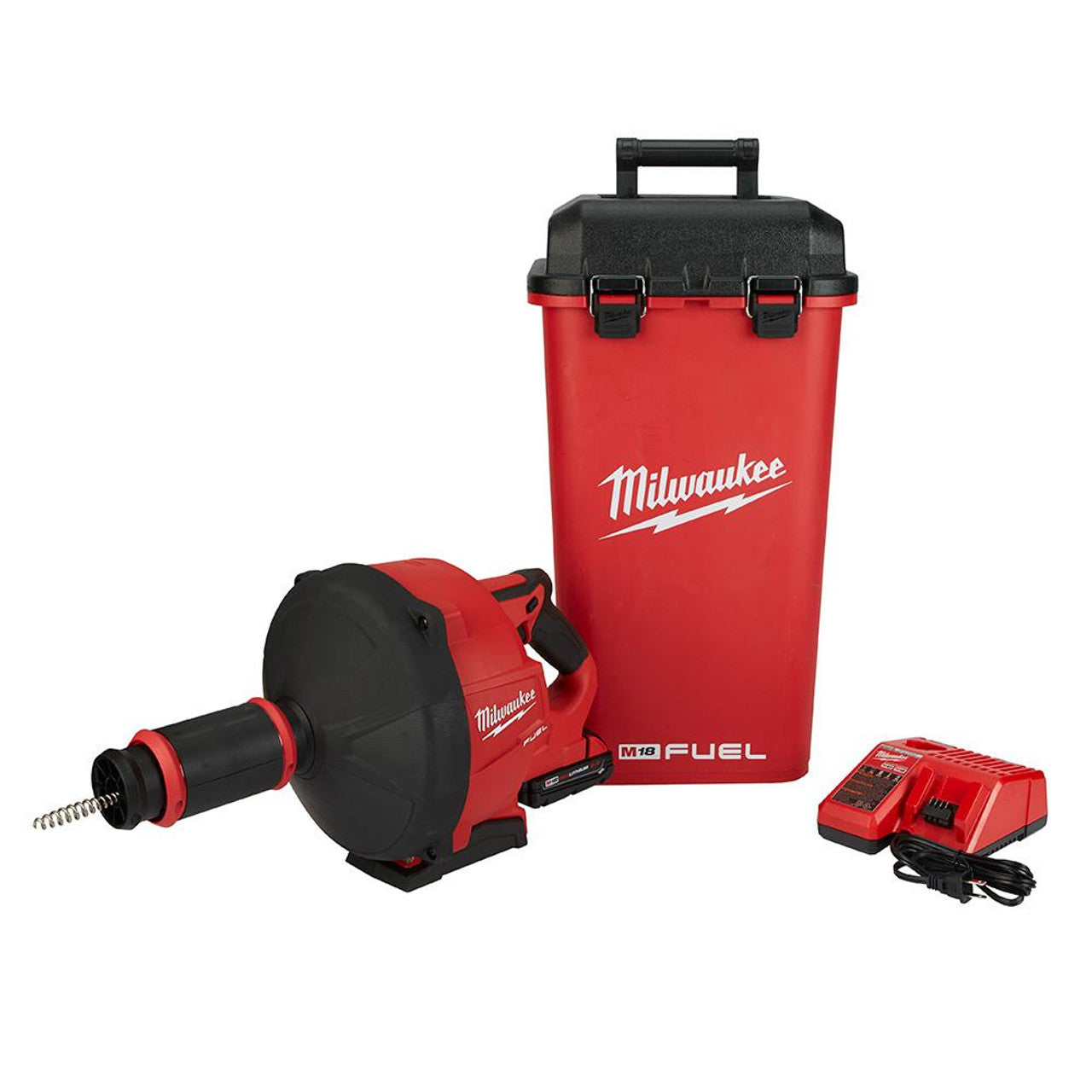 Milwaukee MIL-2772A-21 M18 FUEL Cordless Drain Cleaning Snake Auger with 5/16 in. Cable Drive Kit