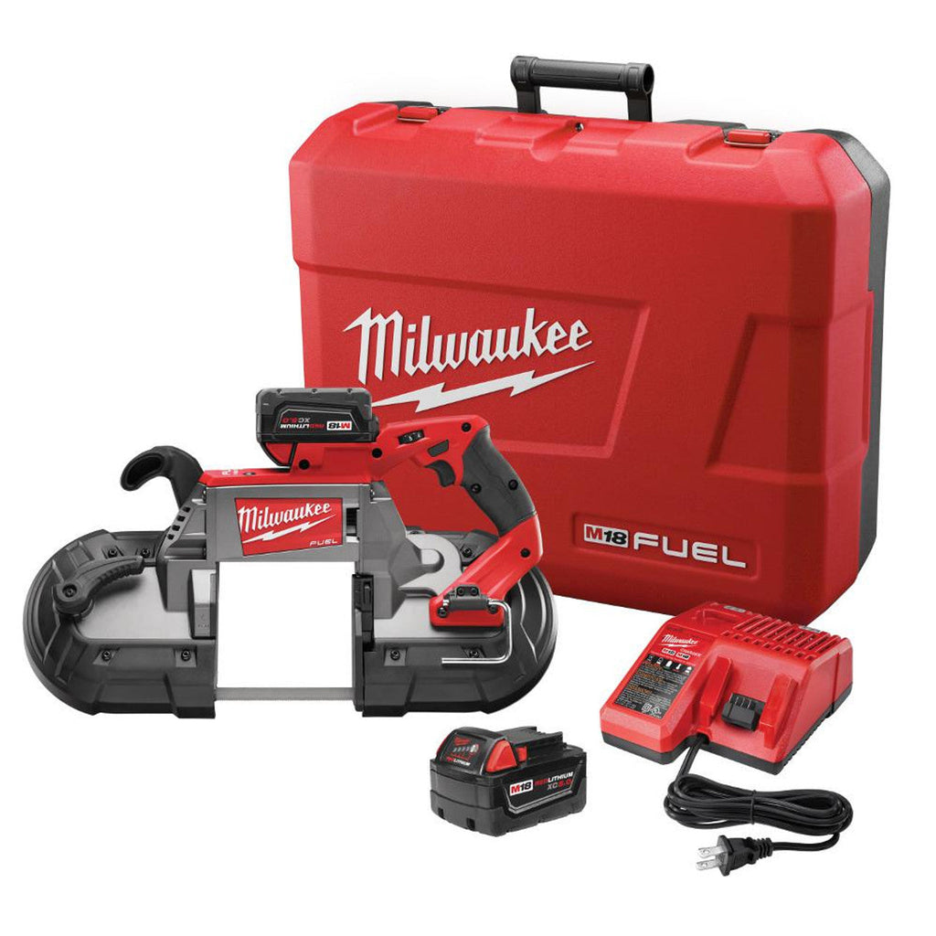Milwaukee MIL-2729-22 M18 FUEL Deep Cut Band Saw 2x XC5.0Ah Kit