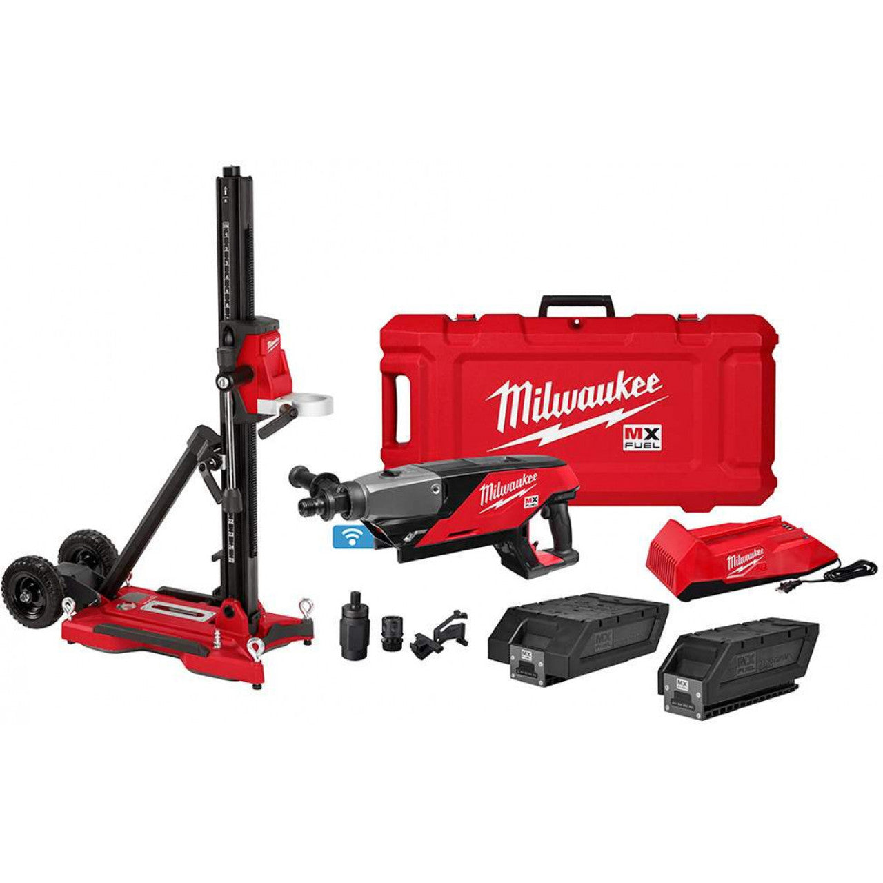 Milwaukee MIL-MXF301-2CXS MX FUEL Handheld Core Drill Kit with Stand