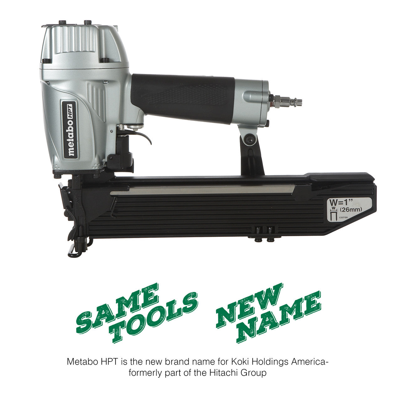 Metabo-HPT HPT-N5024A2M 1in 16ga Wide Crown Stapler