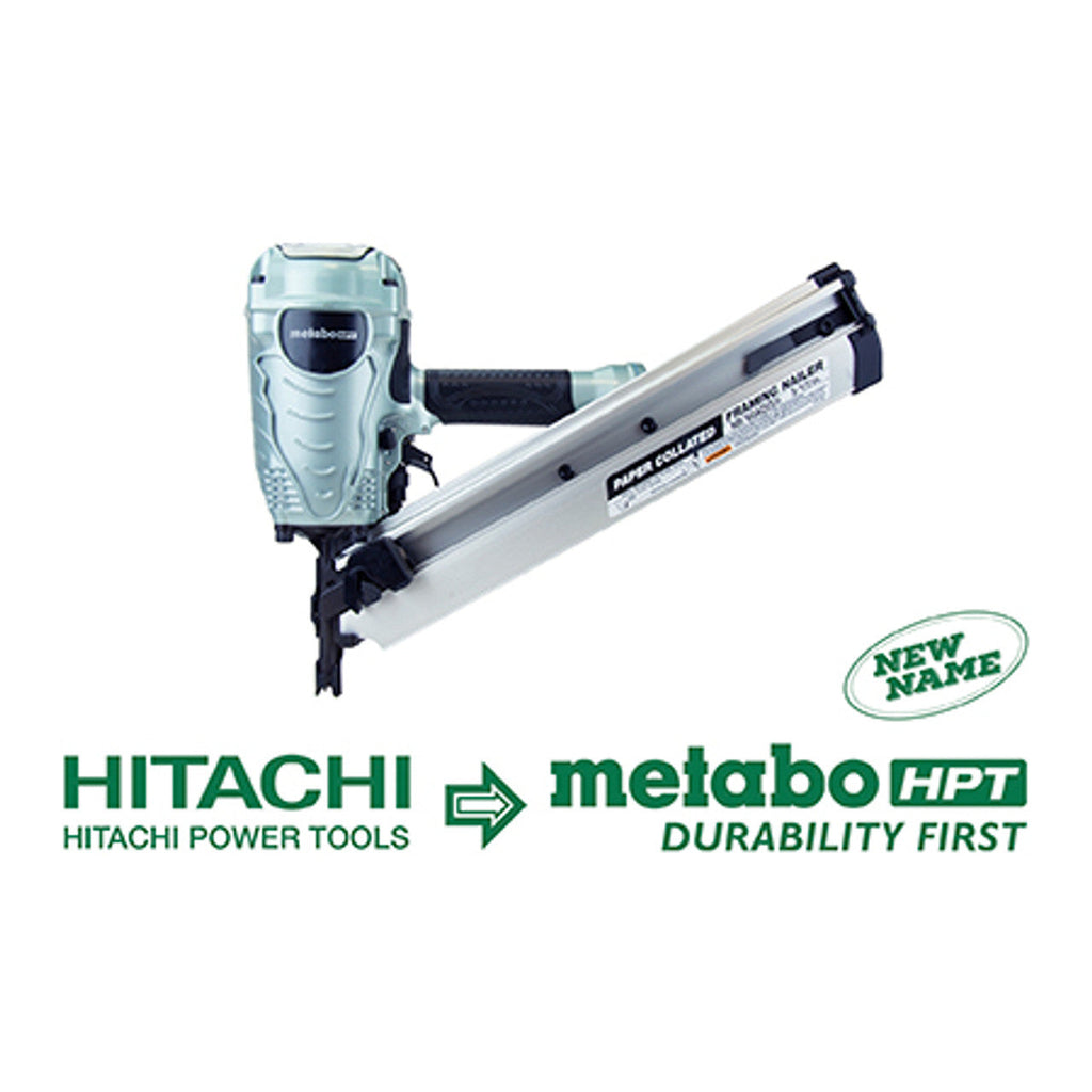 Metabo-HPT HPT-NR90ADS1M 3-1/2in Paper Collated Framing Nailer