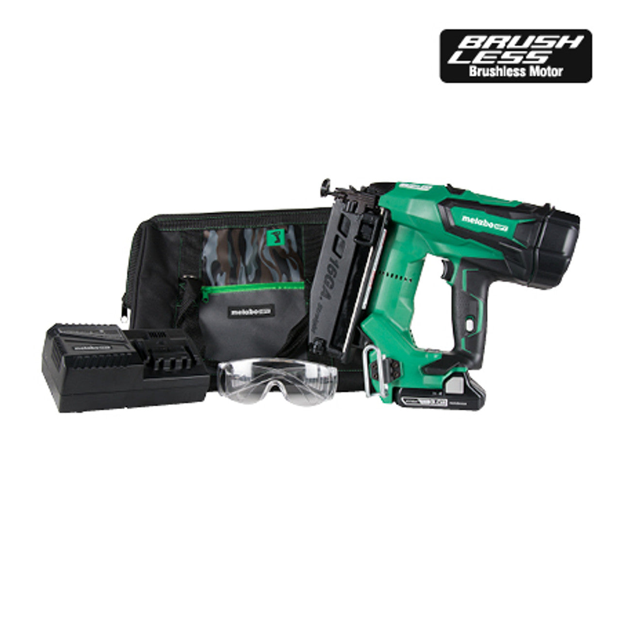 Metabo-HPT HPT-NT1865DMSM 18V 2-1/2in 16ga Straight Finish Nailer