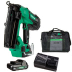 Metabo-HPT HPT-NT1865DMASTM 18v Multivolt Brushless 15-Gauge Angled Finish Nailer 2.0Ah Kit