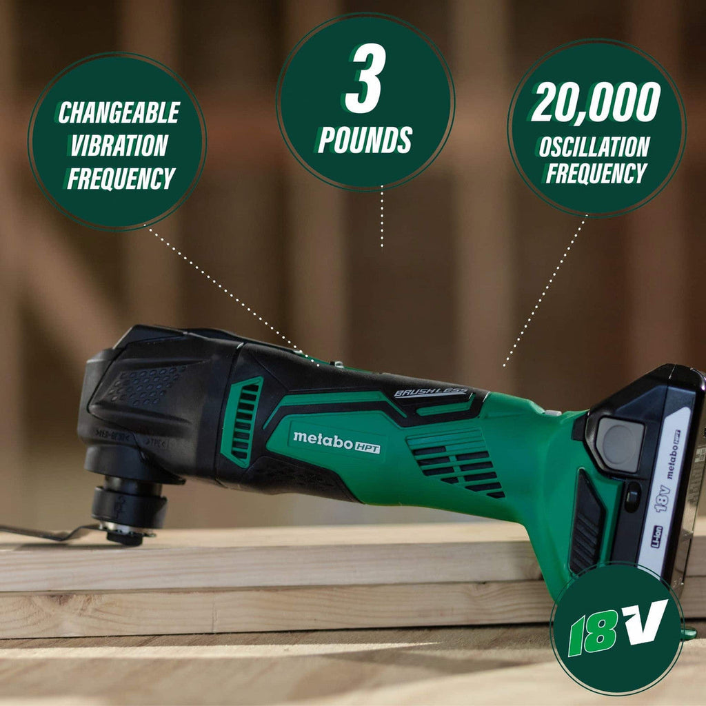 Metabo-HPT HPT-CV18DBLQ5M 18V Li-Ion Oscillating Multi-Tool (Bare Tool)
