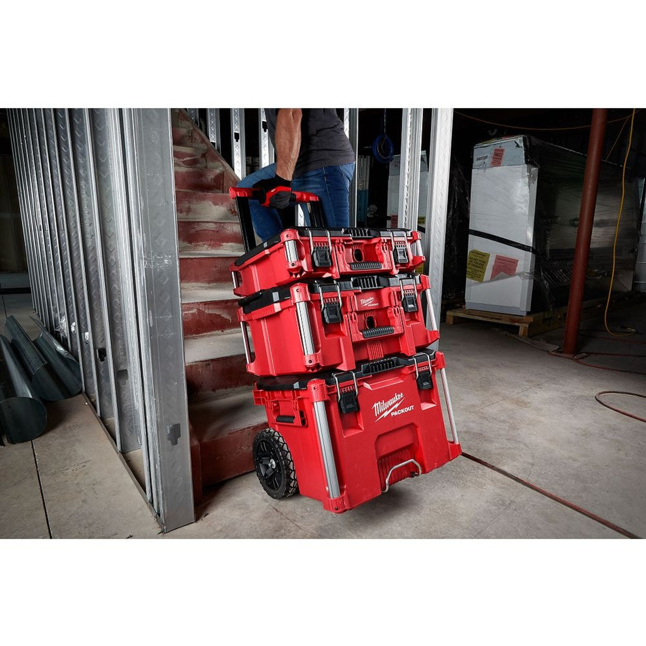 Milwaukee MIL-PACKOUT-STACKOUT 3-Piece Tool Box Packout Storage System