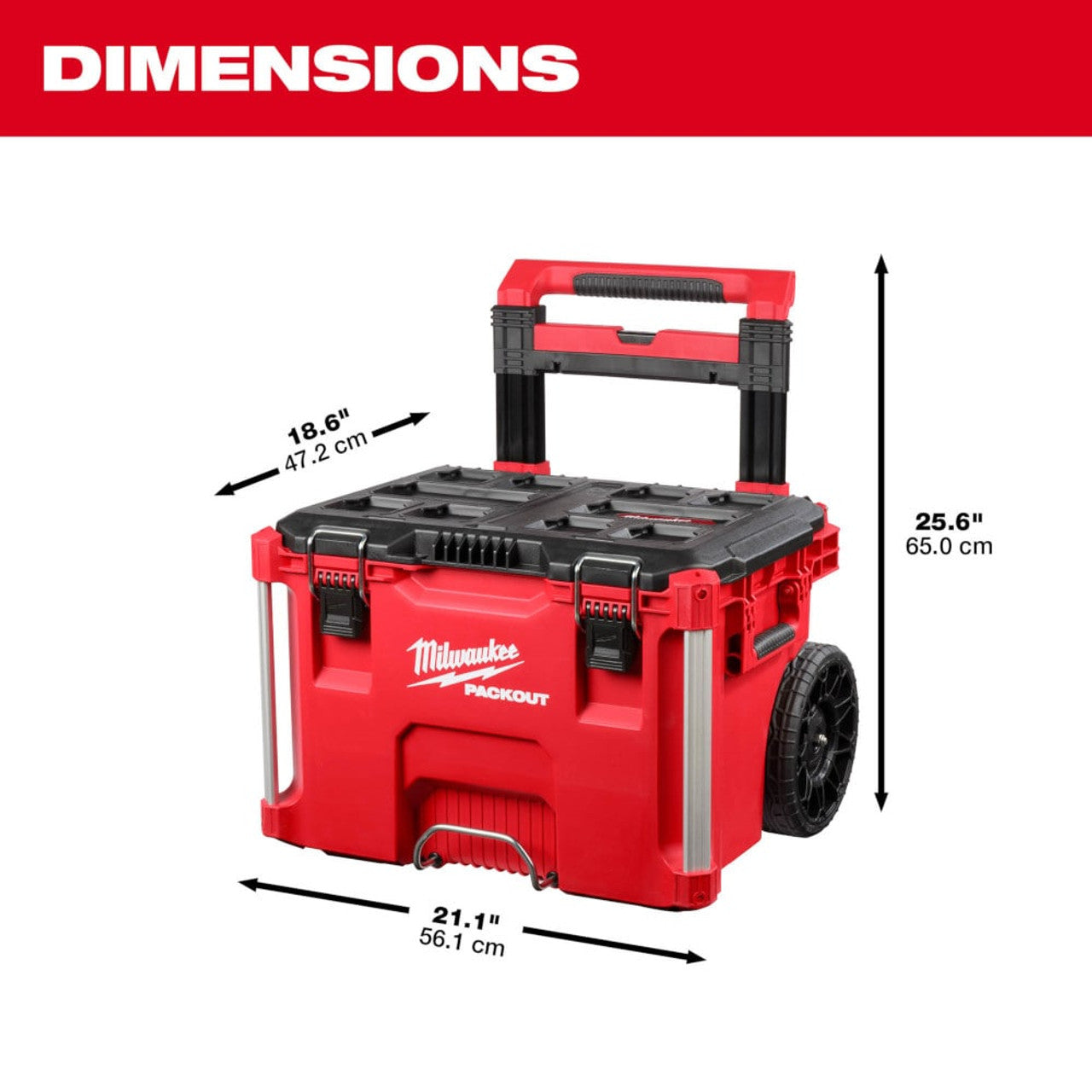 Milwaukee MIL-PACKOUT-STACKOUT 3-Piece Tool Box Packout Storage System