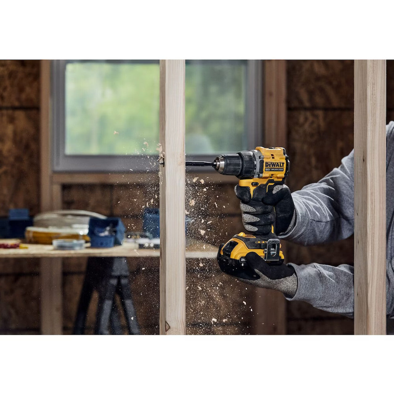 DEWALT DEW-DCK225D2 20V MAX ATOMIC Brushless Compact 1/2in Drill Driver and Impact Driver 2-Tool Combo Kit