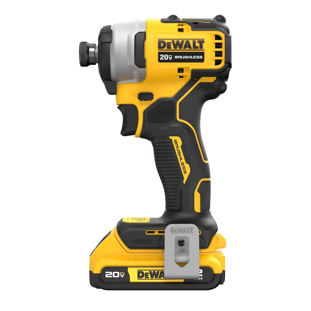 DEWALT DEW-DCK225D2 20V MAX ATOMIC Brushless Compact 1/2in Drill Driver and Impact Driver 2-Tool Combo Kit