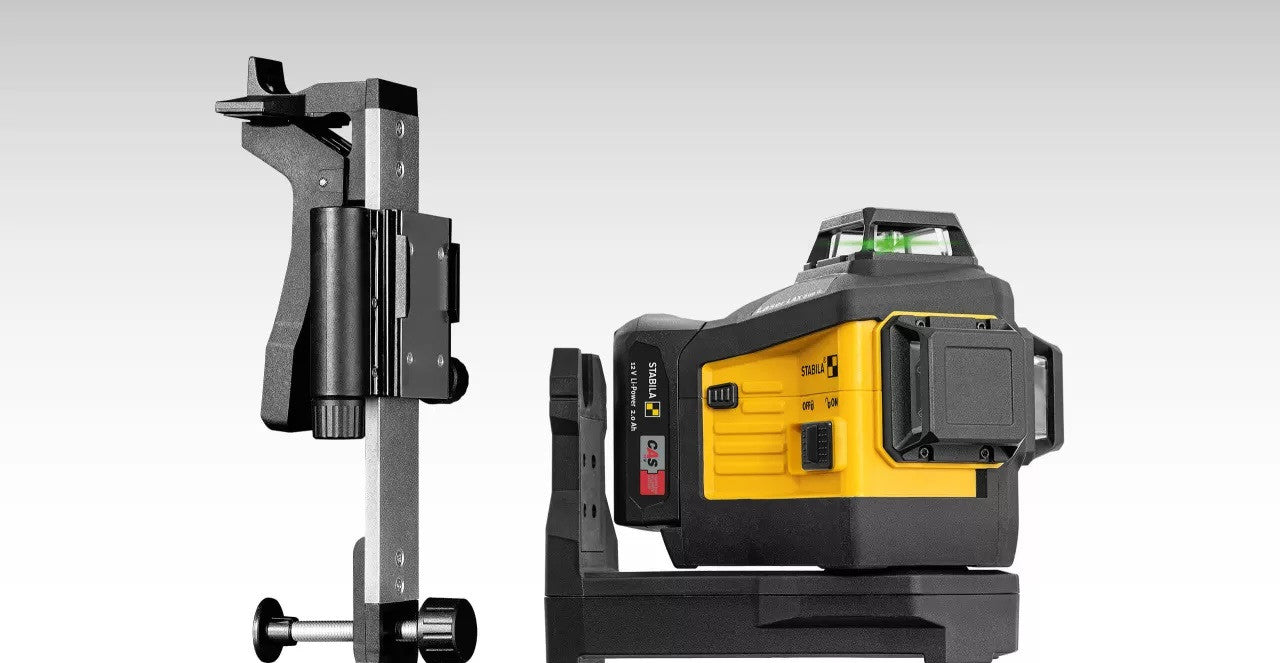 Stabila STAB-03420 Multi-line Cordless 3x 360-Degree Green Beam Laser LAX 600 G