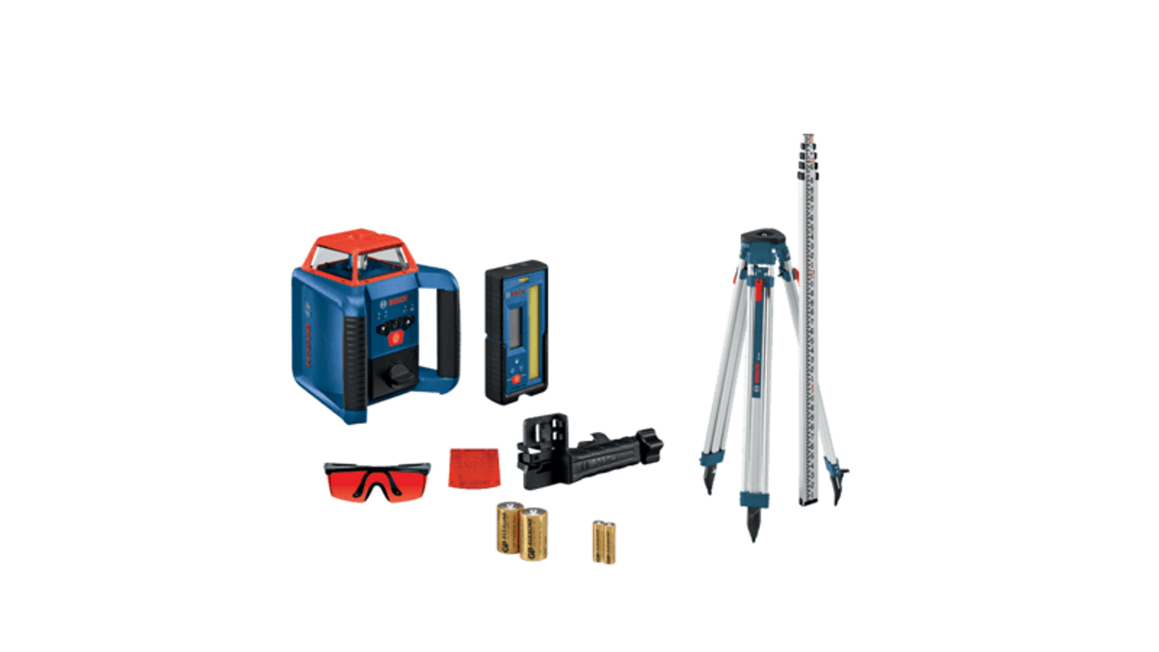 Bosch BOS-GRL2000-40HK REVOLVE2000 Self-Leveling Horizontal Rotary Laser Kit