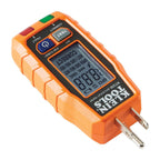 Klein KLE-RT250 GFCI Receptacle Tester with LCD