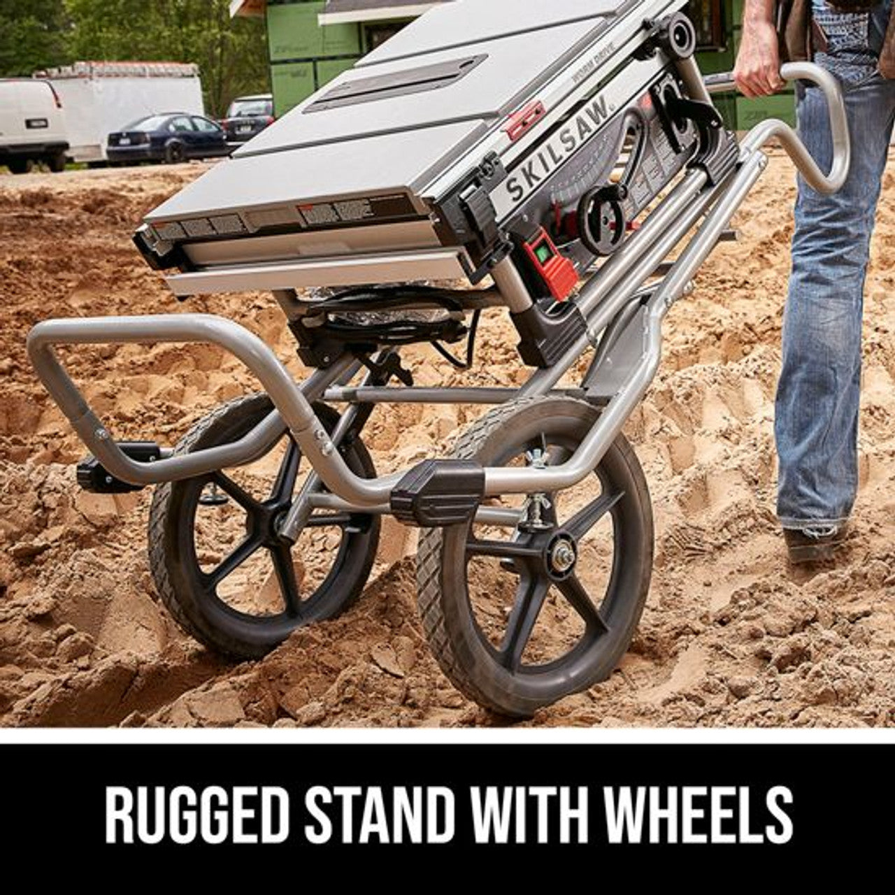 Skilsaw SKIL-SPT99-11 10in Heavy Duty Worm Drive Table Saw With Stand