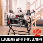 Skilsaw SKIL-SPT99T-01 8-1/4in Portable Worm Drive Table Saw