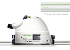 Festool FES-575390 TS 75 EQ Plunge Cut Track Saw + 75in Guide Rail Track