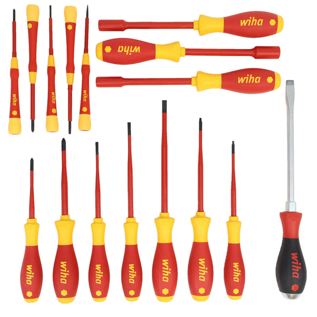 Wiha Tools WIHA-91871 Journeyman Electrician's Insulated Tool Kit In Heavy Duty Backpack 30 Pieces