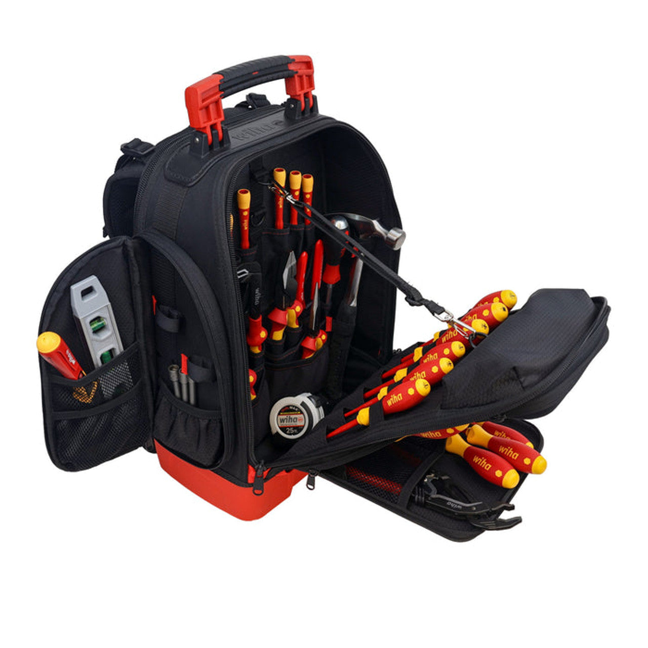 Wiha Tools WIHA-91871 Journeyman Electrician's Insulated Tool Kit In Heavy Duty Backpack 30 Pieces