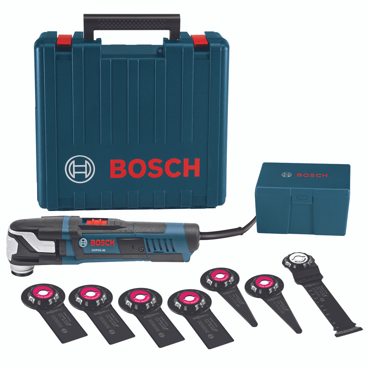 Bosch BOS-GOP55-36C1 8 pc. StarlockMax Oscillating Multi-Tool Kit