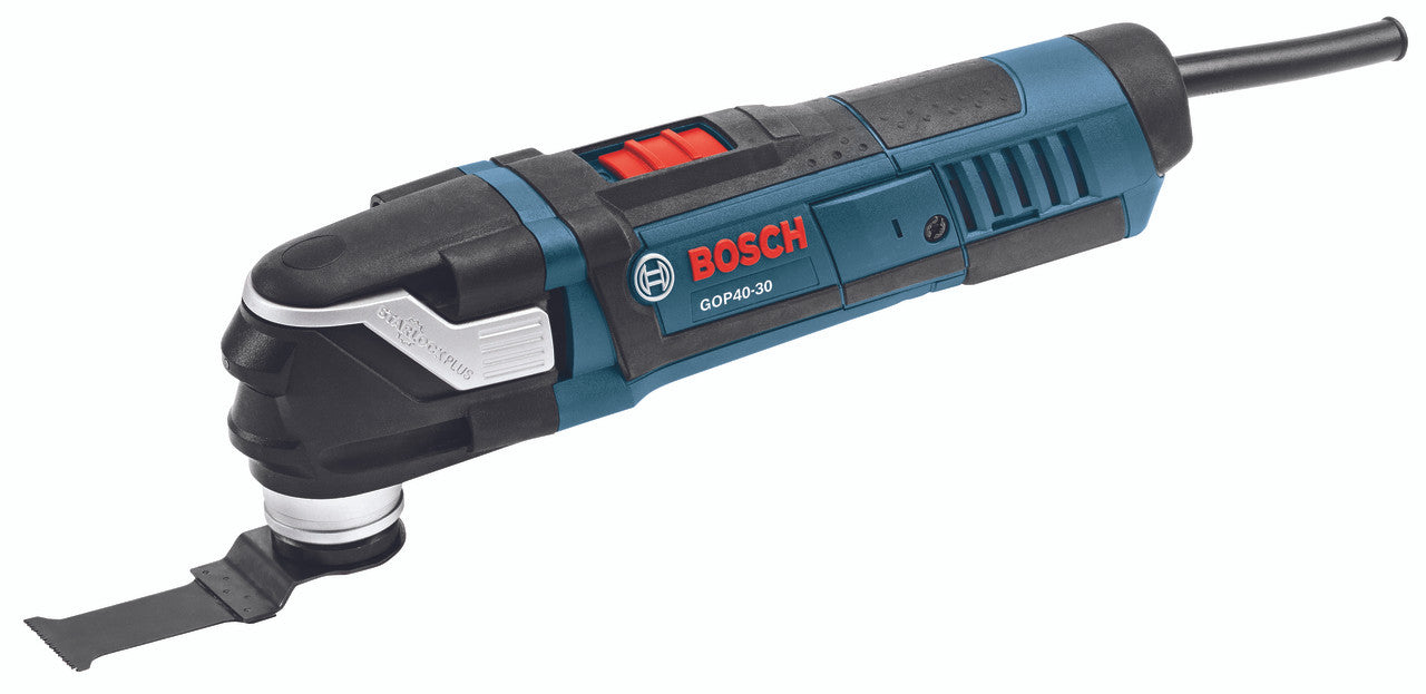 Bosch BOS-GOP40-30B StarlockPlus Oscillating Multi-Tool Kit with Snap-In Blade Attachment